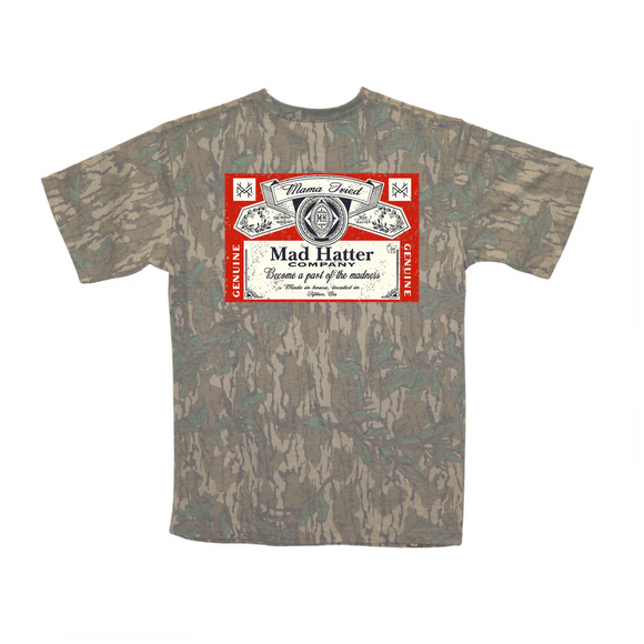 Mad Hatter Red Label TShirt / Greenleaf Camo