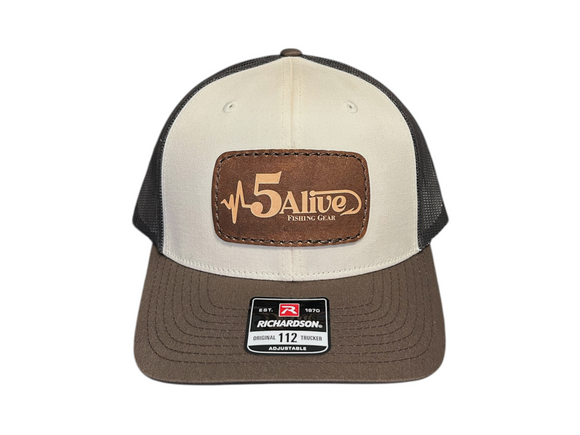 5Alive Richardson Hat- Cream/Grey Brown/Brown Brown OG