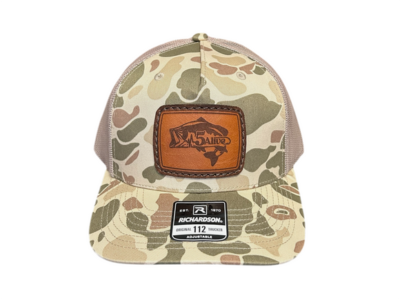 5Alive Richardson Hat- Harvest Duck Camo/ Chestnut Bass