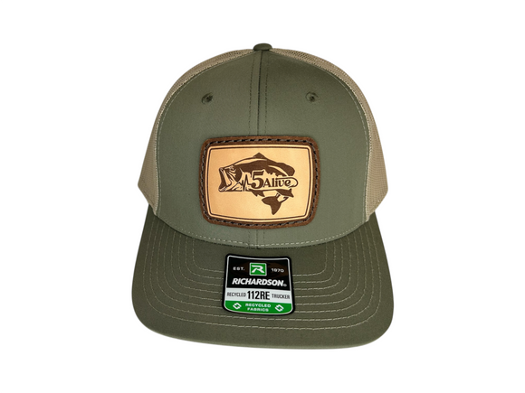 5Alive Richardson Hat- Recycled Loden/Khaki Bass