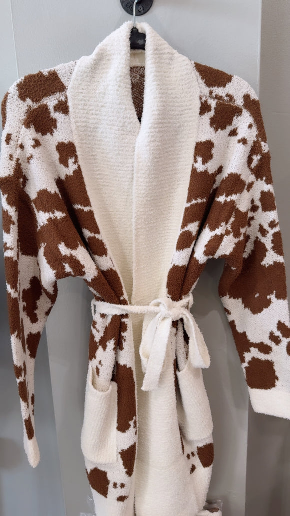 Super Luxe Cow Robe