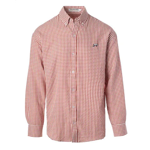 Fieldstone Braxton Button Down- Maroon