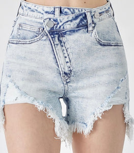 Kerra High Rise Cross Over Shorts