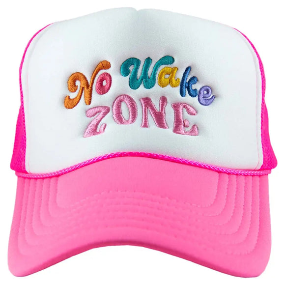 No Wake Zone Foam Trucker Hat