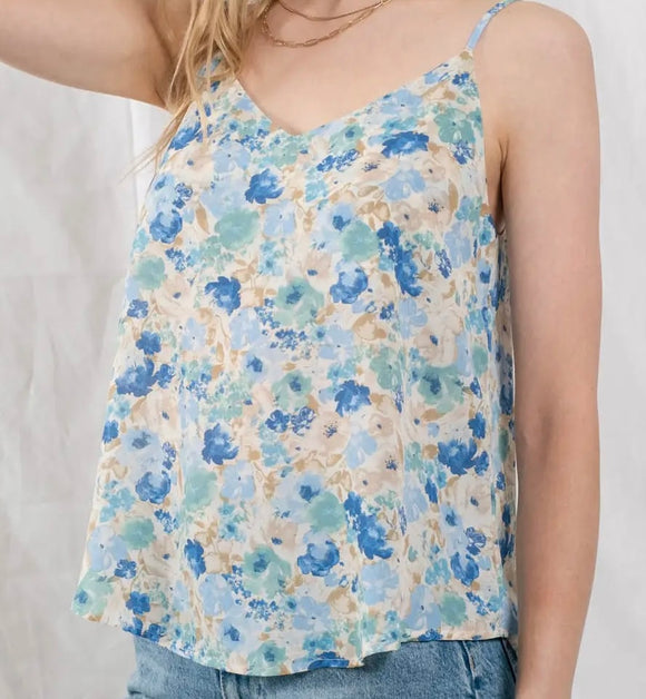 The Lola Water Cami- Blue