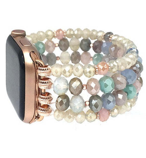 Mermaid Dreams Beaded Apple Watch Band