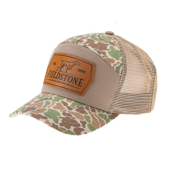 Fieldstone Youth Camo Hat- 7 Panel