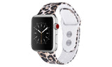 Leopard Cheetah Animal Silicone Apple Watch Band