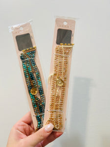 Beaded Wrap Apple Watch Bands