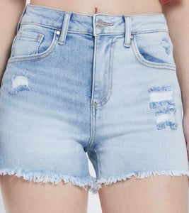 Aimee High Rise Two Tone Shorts