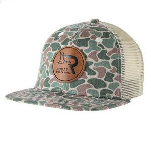 Roost Circle Leather Patch- Camo
